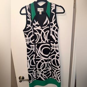 Joseph Ribkoff multi-color dress. Size 8.